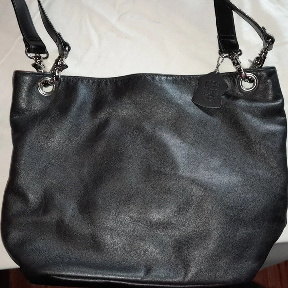 Vintage Indeed Black Leather Shoulder Bag - Picture 2 of 11
